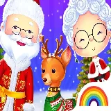 لعبة مغامرة السيد والسيدة سانتا عيد الميلاد
